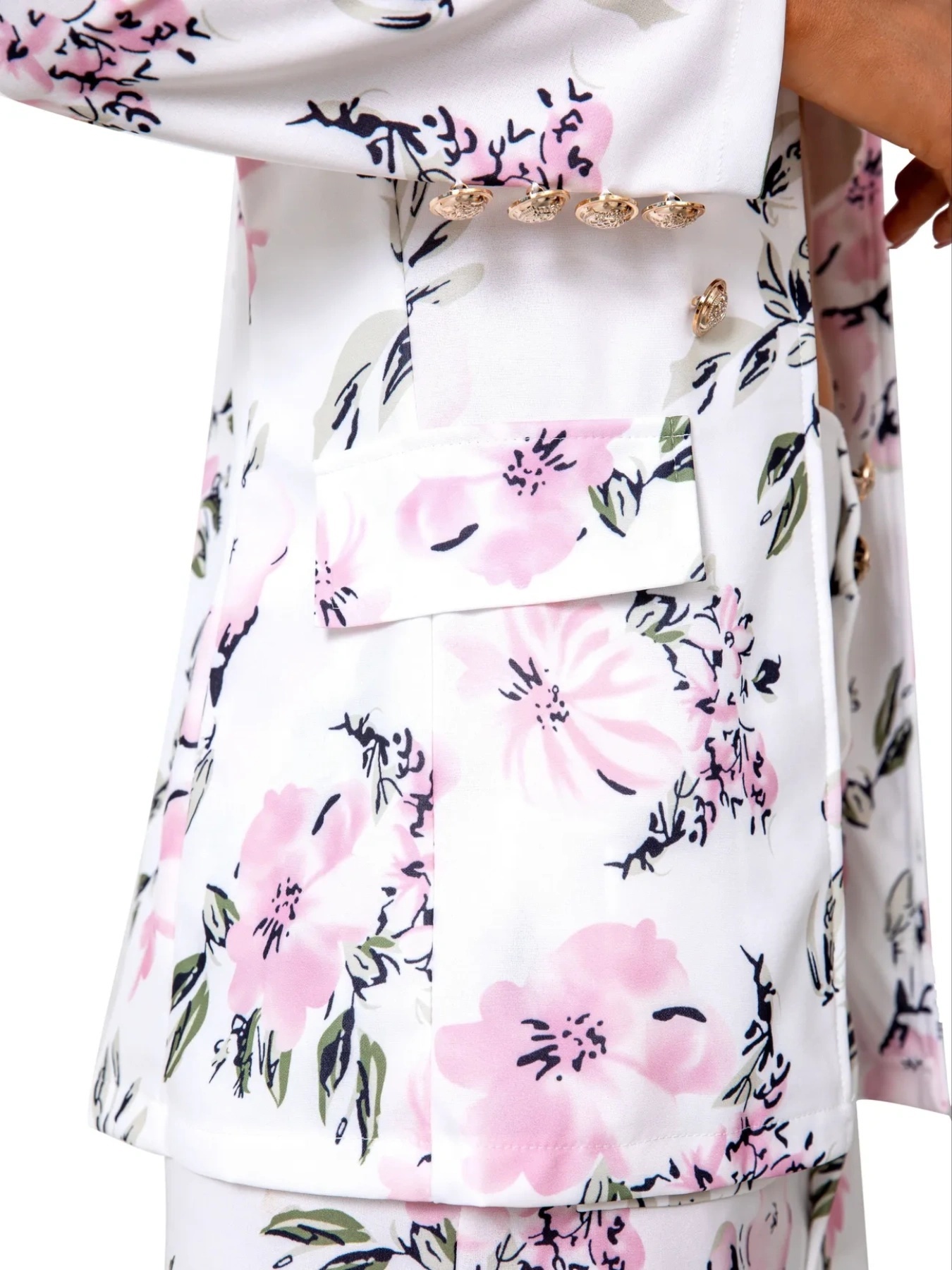 Women's Chic Printed Two-Piece Matching Set - Casual Summer Co-ord Outfit - Image 3