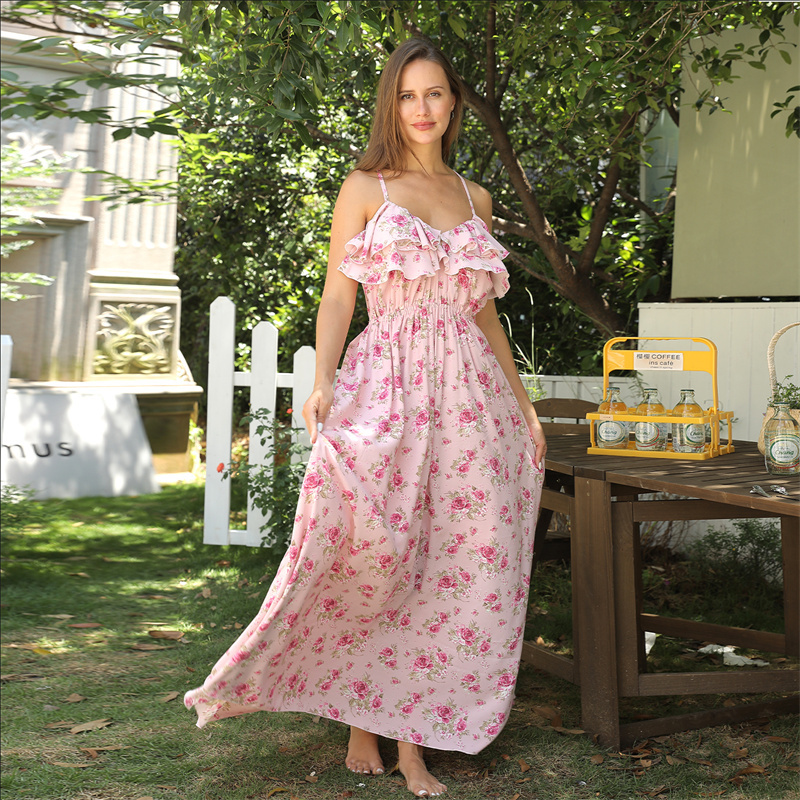 Elegant Women's Chic Printed Casual Dress - Stylish Summer Fashion - Image 2