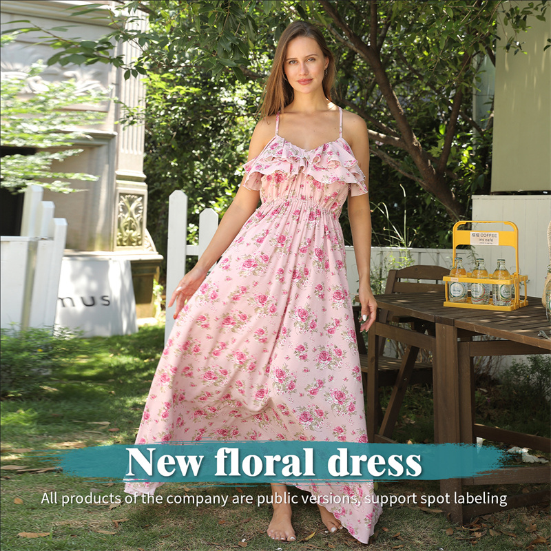 Elegant Women's Chic Printed Casual Dress - Stylish Summer Fashion
